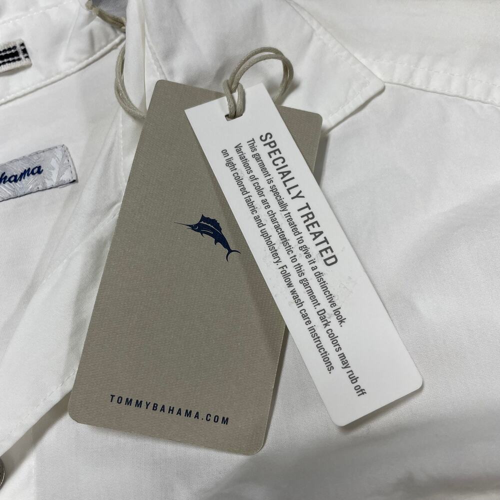 Tommy Bahama Nwt Roll Tab Poplin Button Down Shir… - image 4